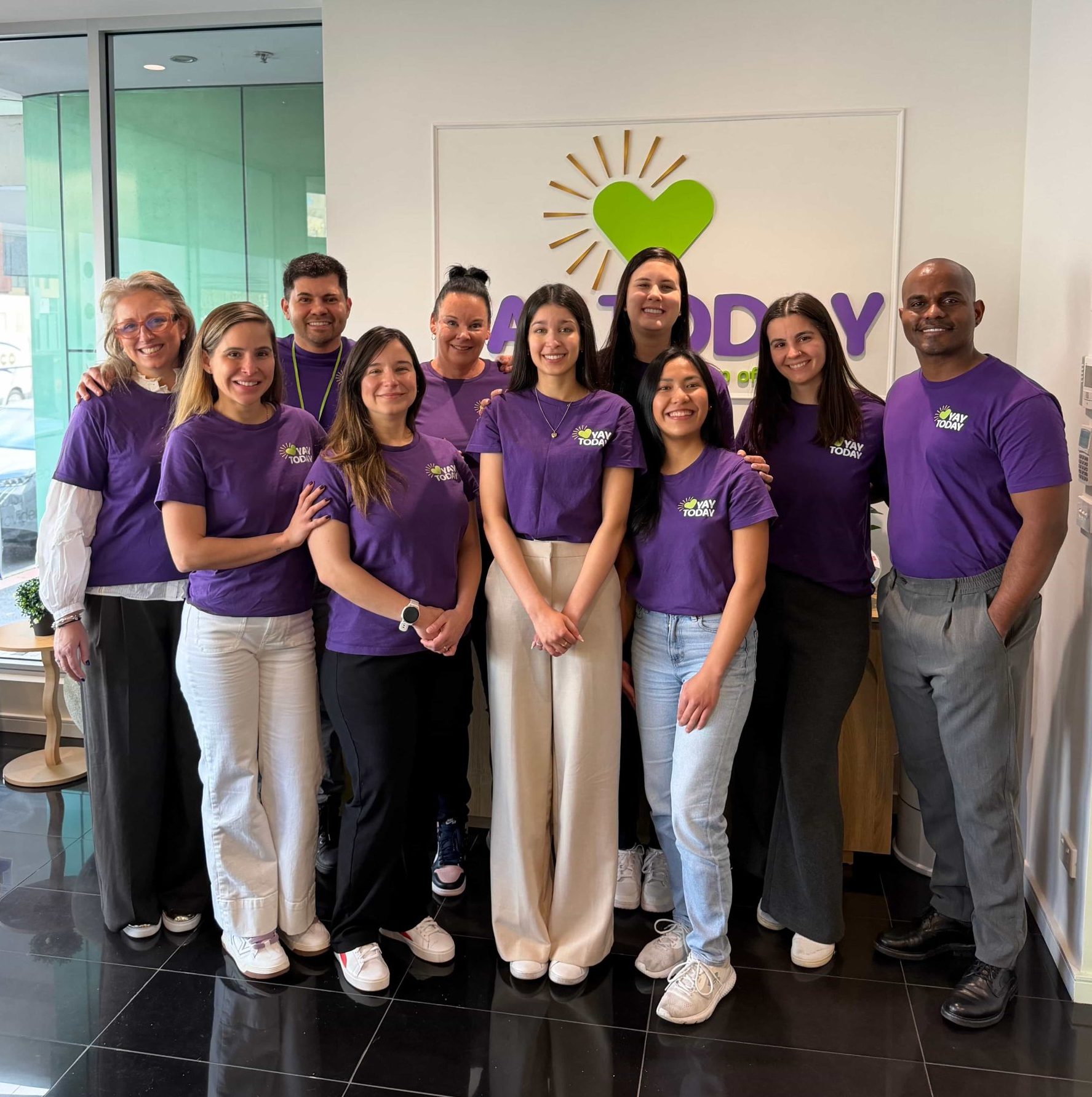 The YAY Today team at the Ormond office in Melbourne