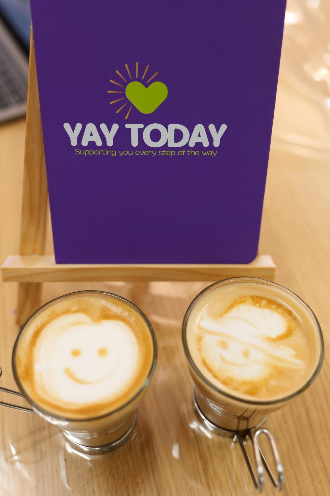 Participants learning barista skills at YAY Today, photo 4