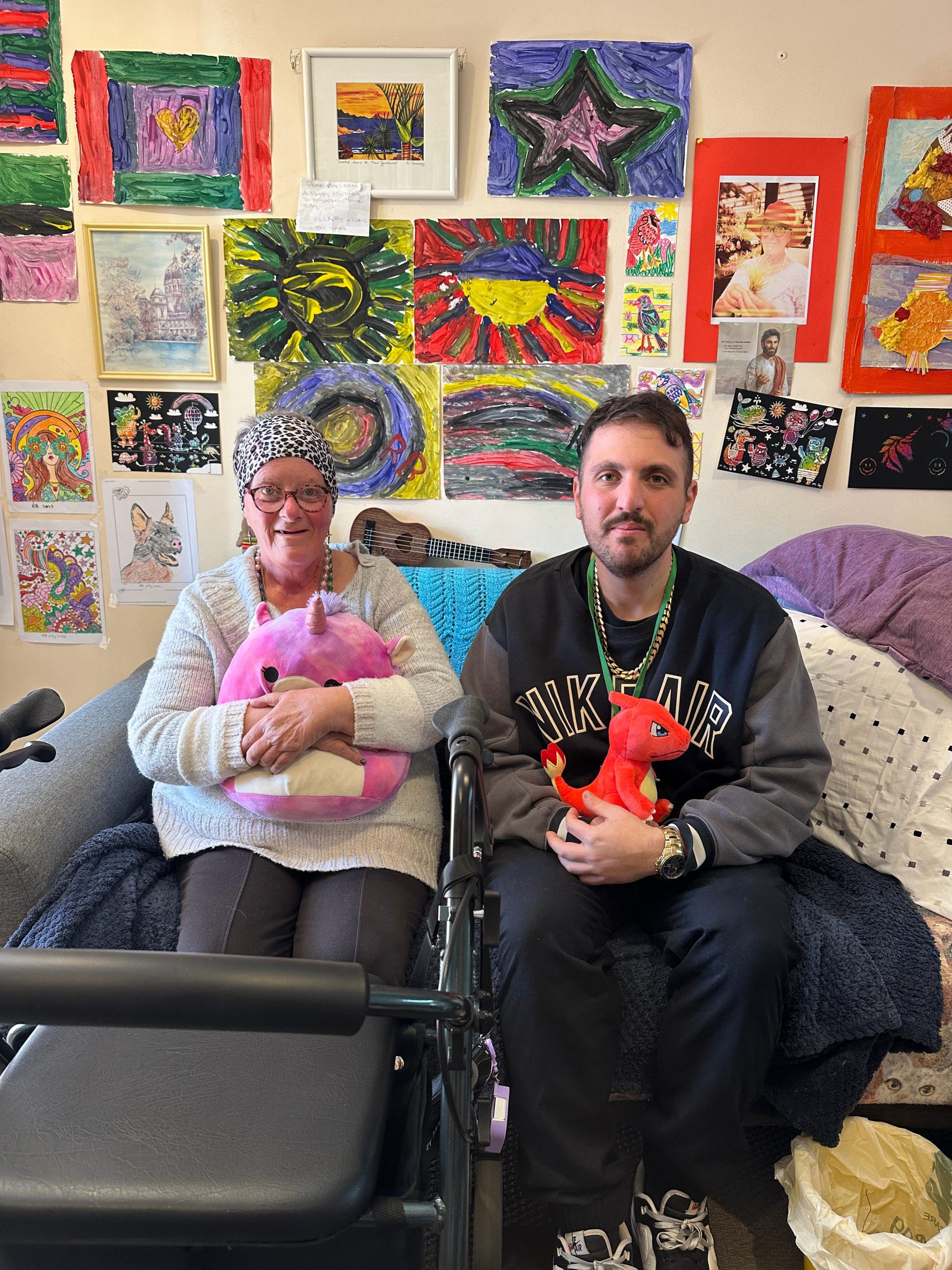 A participant receiving SIL support in their own home